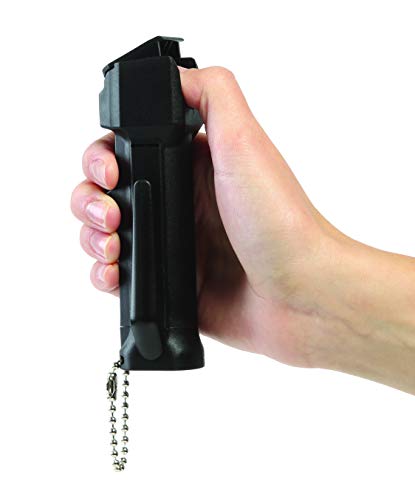 Mace Triple Action 12' Police Strength Pepper Spray with Tear Gas and UV Dye - Flip Top Safety, Great for Self Defense