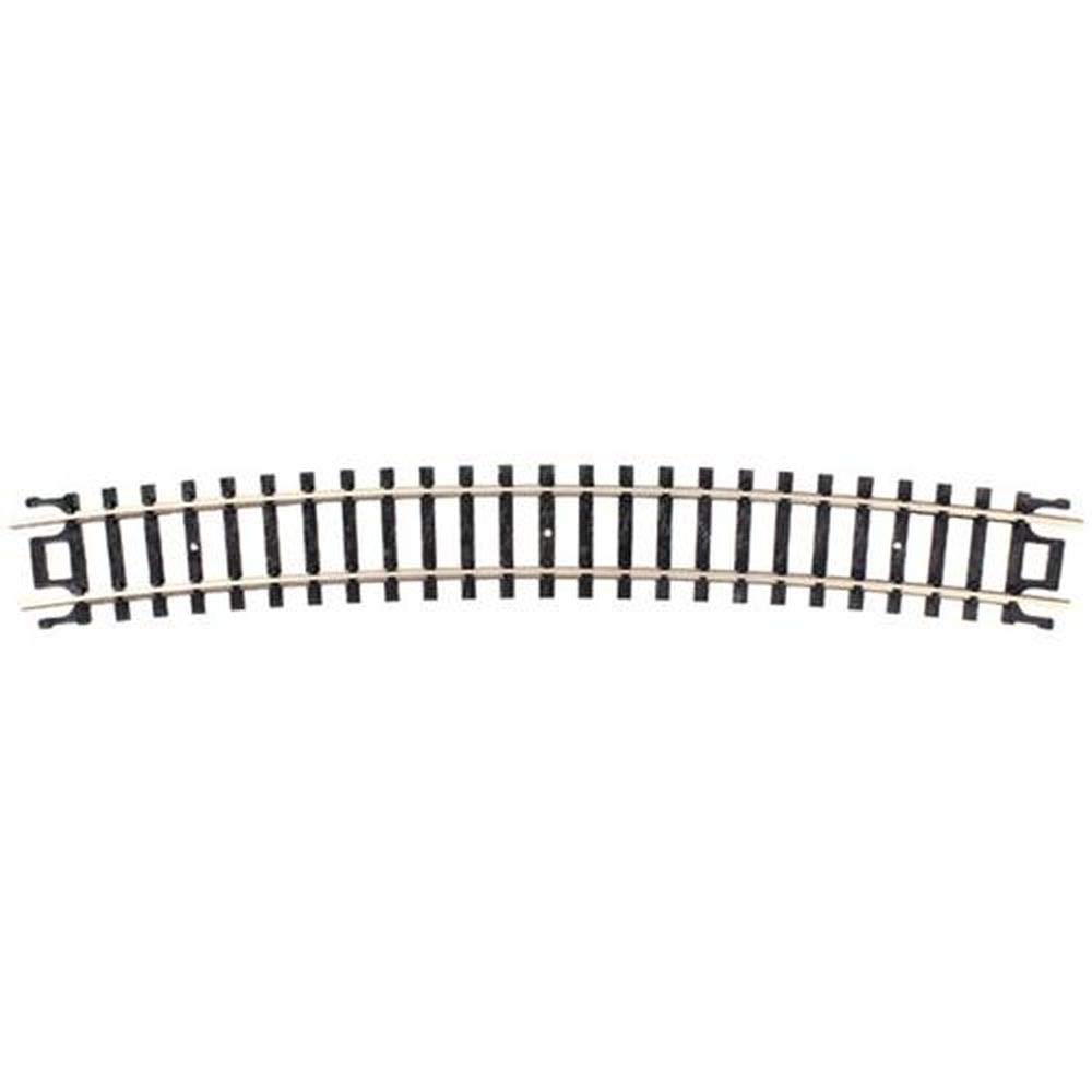 N Code 80 Nickel Silver 19" Radius Snap-Track (6) Atlas Trains