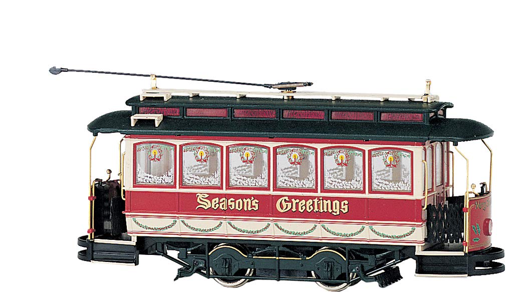 Closed Street Car Christmas - On30 Scale