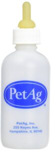 pet-ag nurser bottle - 2 oz - promotes the natural feeding of liquids - designed for small animals - durable & easy to clean