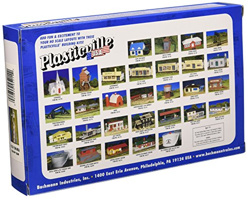 Bachmann Trains - PLASTICVILLE U.S.A. BUILDINGS – CLASSIC KITS - MOTEL with POOL - HO Scale