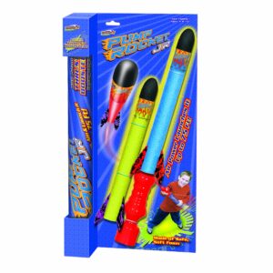 geospace pump rocket jr. set - single launcher & rocket (single pump rocket jr with 2 rockets)