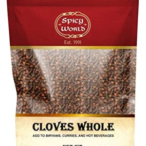 Spicy World Whole Cloves Bulk 14 Oz Bag - Premium Quality - Great for Foods, Clove Tea, Clove Pomander Balls & Potpourri - Aromatic & Richly Flavored Cloves Whole