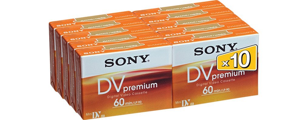 Sony 10 Pack 60 min DVM Premium
