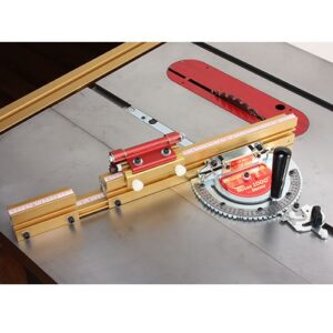 INCRA MITER1000SE Miter Gauge Special Edition With Telescoping Fence and Dual Flip Shop Stop