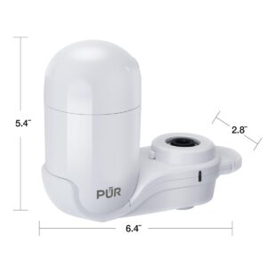 PUR Faucet Mount Water Filtration System, White – Vertical Faucet Mount for Crisp, Refreshing Water, FM3333B