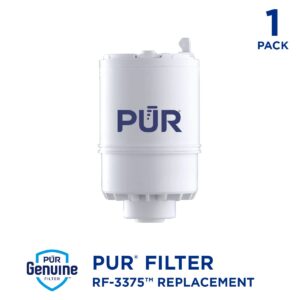 PUR Faucet Mount Replacement Filter 1-Pack, Genuine PUR Filter, 2-in-1 Powerful Filtration, Includes Lead Removal, White (RF33751)