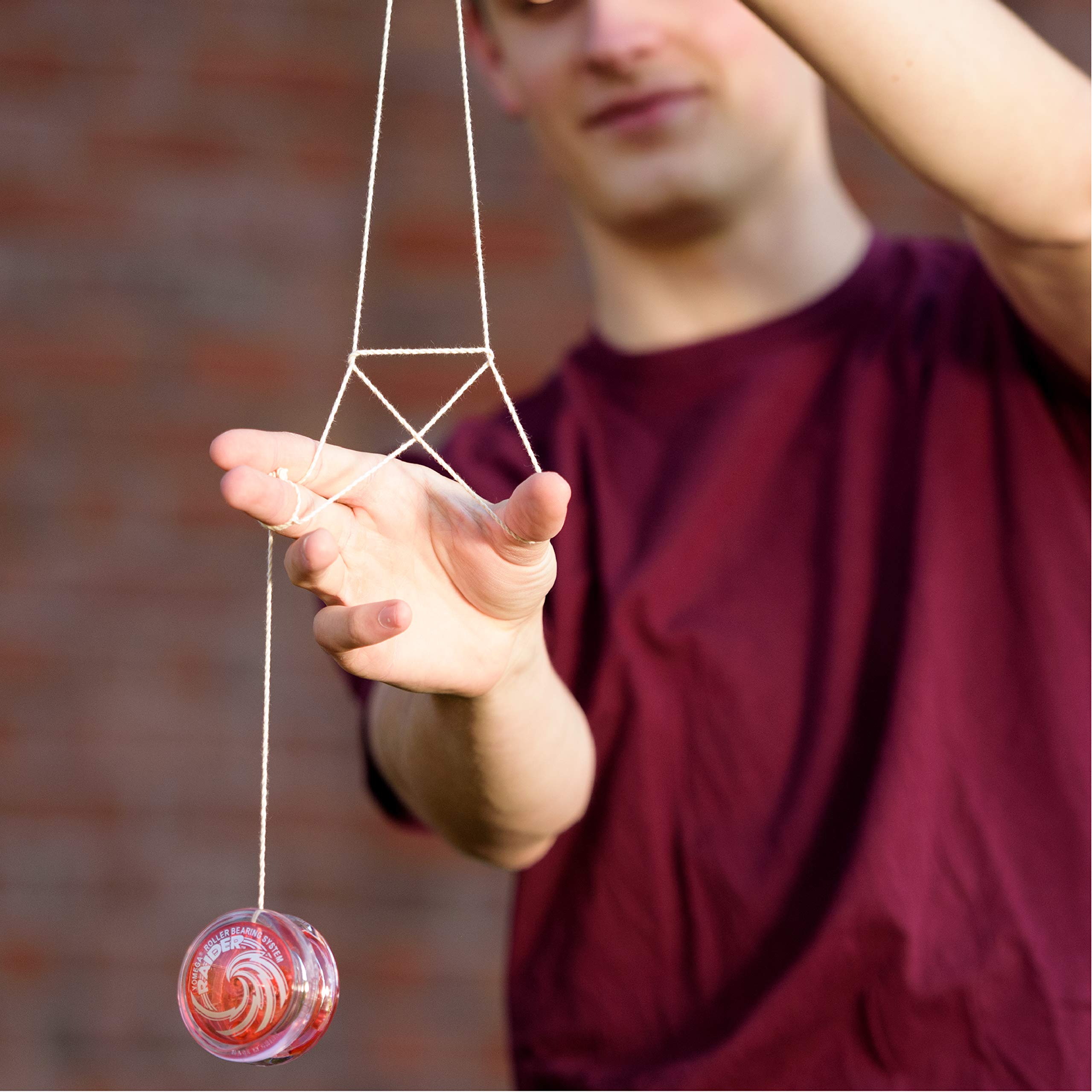 Yomega Raider – Responsive Pro Level Ball Bearing Yoyo, Designed for Advanced String Trick and Looping Play (Color May Vary)