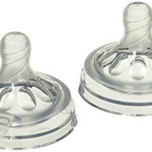 Philips Avent Natural Baby Bottle Nipple, Newborn 0M+, 2pk, SCF651/23