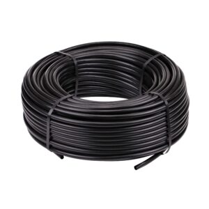 raindrip 052050 1/2-inch drip irrigation supply tubing, 500-foot, for drip emitters, irrigation parts, and drip systems, black polyethylene