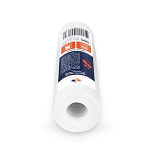 Aquaboon 10” x 2.5” Whole House and Reverse Osmosis Sediment 1 Micron Water Filter Cartridge | COMPATIBLE WITH: Culligan P1, Pentek P1, PD-1-934, P5, AP110, WFPFC5002, CFS110, RS14, WHKF-GD05 (4-PACK)