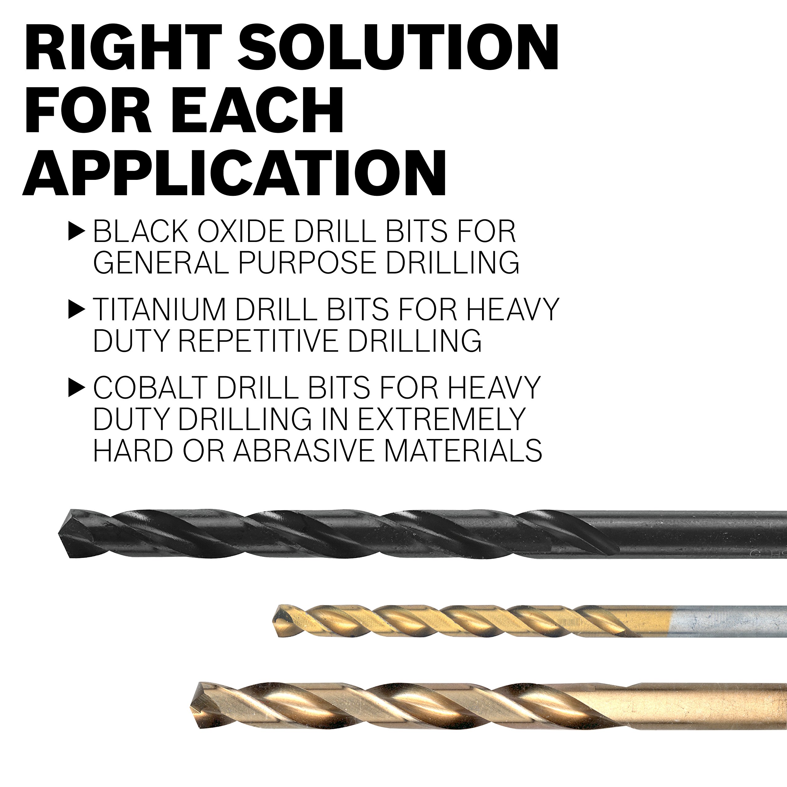 BOSCH TI2134 1-Piece 7/64 In. x 2-5/8 In. Titanium Nitride Coated Metal Drill Bit with 3/8 In. Reduced Shank for Applications in Heavy-Gauge Carbon Steels, Light Gauge Metal, Hardwood