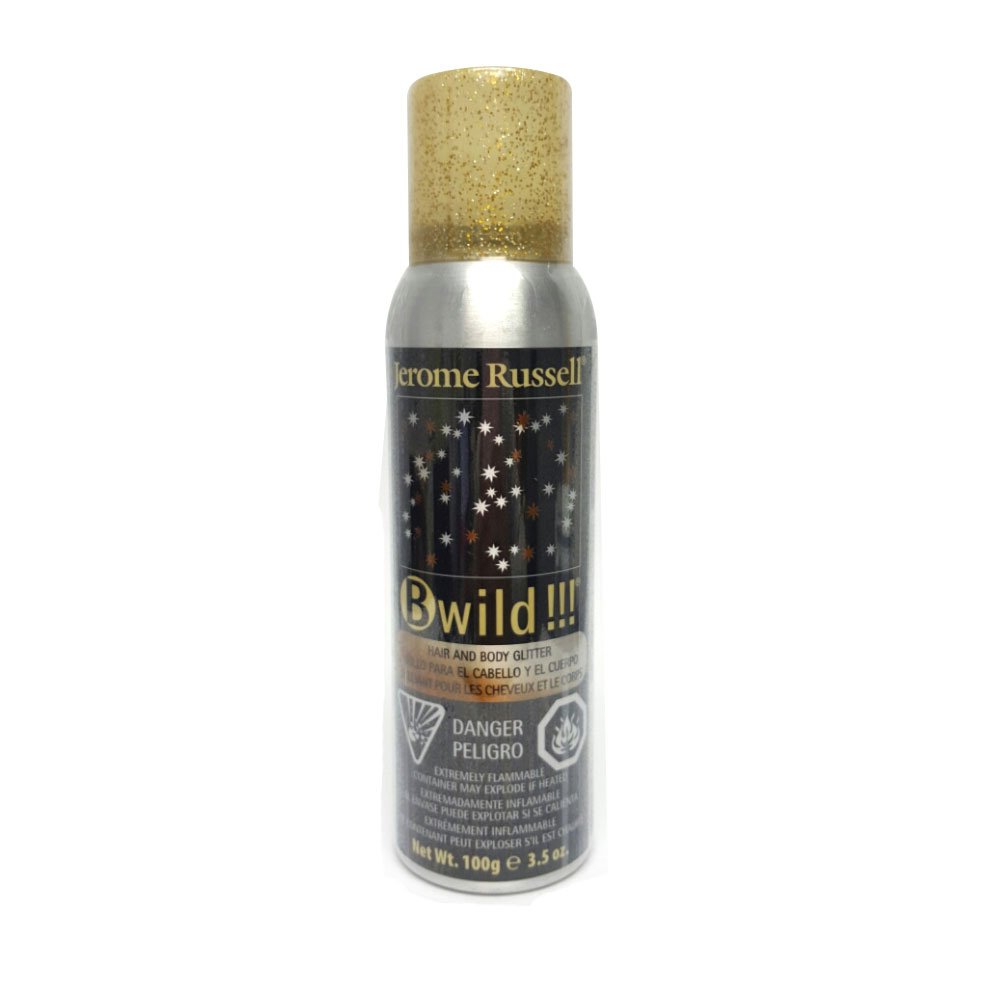 B-wild Hair and Body Glitter Spray Gold+silver 3.5 Oz1 Can