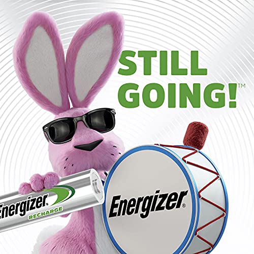 Energizer Rechargeable AAA Batteries, Recharge Power Plus Triple A Battery Pre-Charged, 4 Count