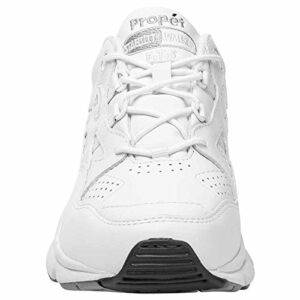 Propét Womens Stability Walker Sneaker, White, 11 X-Wide US