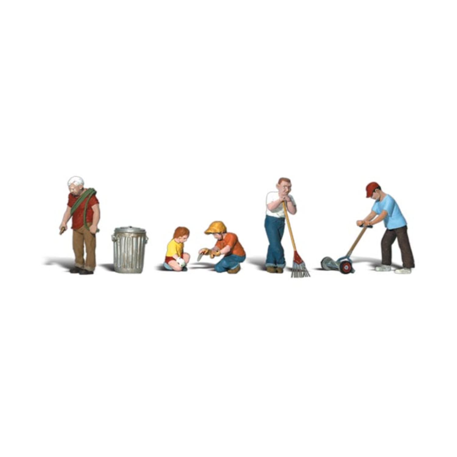 Woodland Scenics Lawn Workers HO Scale