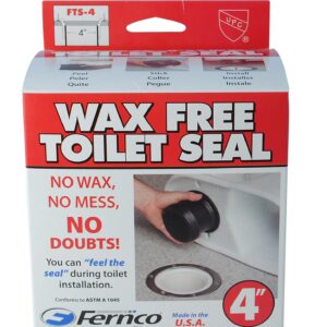 Fernco Wax Free Toilet Seal for 4" Drain Pipe