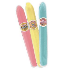 Dubble Bubble El Bubble Original Bubble Gum Cigars, Assorted Fruit Flavors, Box of 36