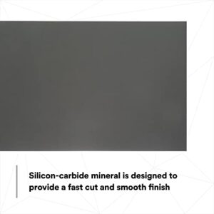 3M Wetordry Abrasive Sheet 401Q, 02023, 1500+ Grit, 5 1/2 in x 9 in, 50 Sheets, Fast Cutting, Auto Body Sanding, Paint Finishing