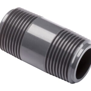 Rain Bird RISER2 PVC Spray Head Riser, 1/2" Male Pipe Thread x 1/2" Male Pipe Thread, 2" Length