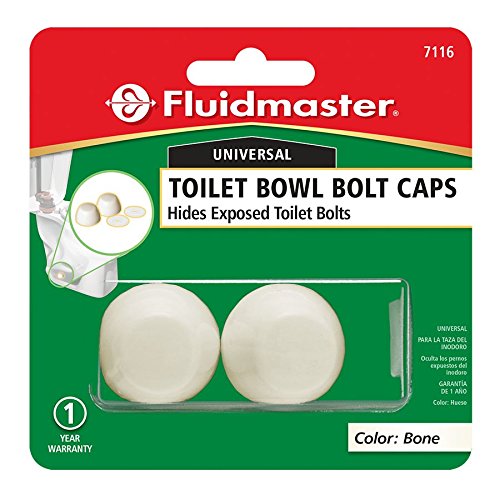 Fluidmaster 7116 Replacement Toilet Bolt Caps In Bone