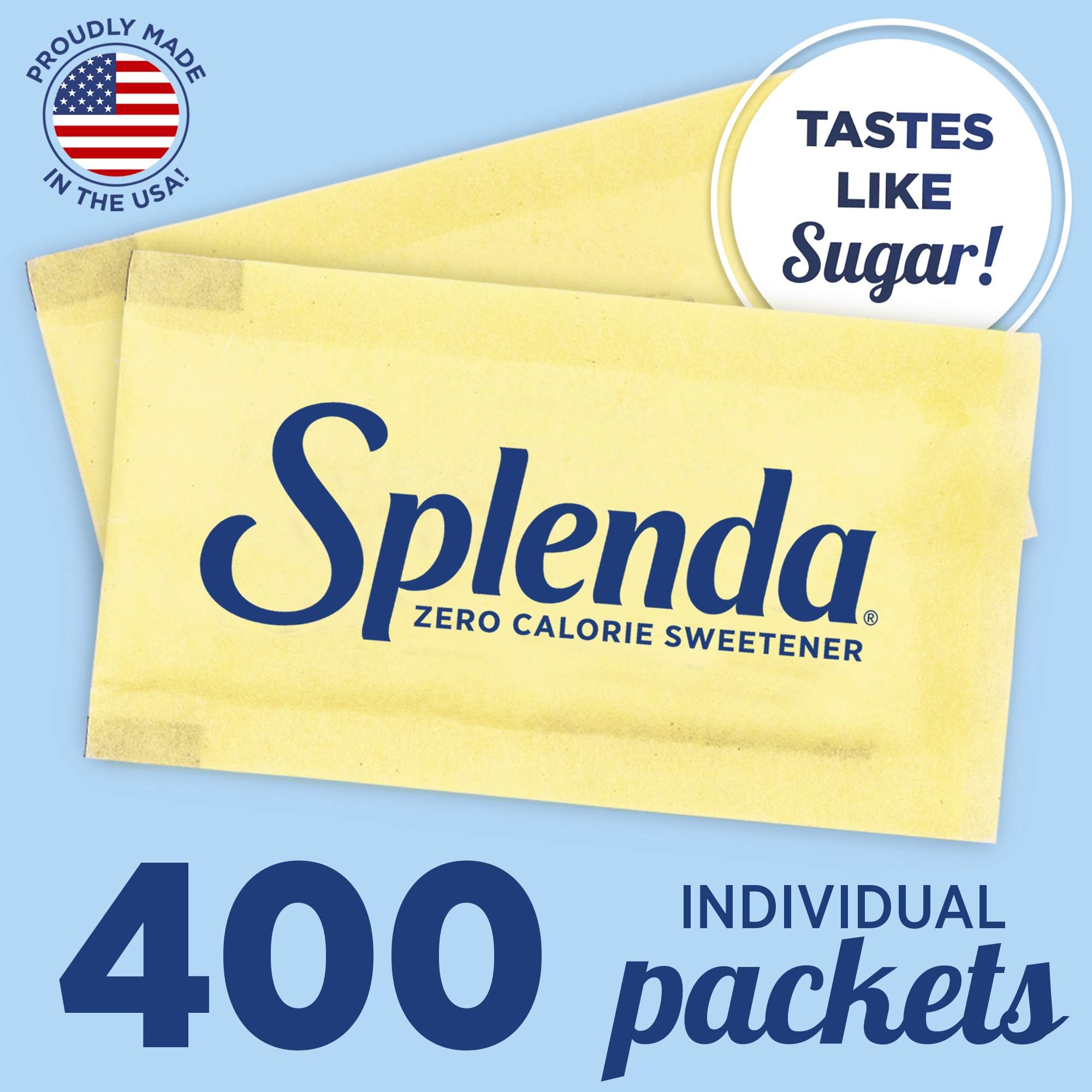 SPLENDA Zero Calorie Sweetener, 400 Count Packets