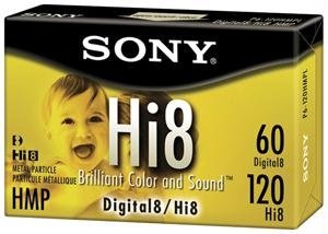sony hi8 hmp - hi8 tape - 1 x 120min
