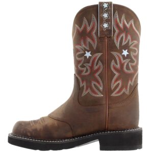 ariat womens probaby western boot driftwood brown/driftwood brown 6.5