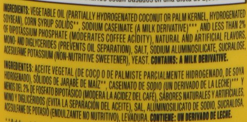 Nestle Coffee Mate Sugar Free Hazelnut Powder Coffee Creamer 10.2 oz. Canister (Pack of 6)
