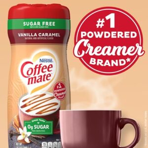 Nestle Coffee Mate Coffee Creamer Sugar Free Vanilla Caramel, Pack of 6