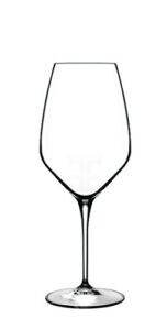 luigi bormioli regency 15 oz. white wine stem, set of 4, 4 count (pack of 1), clear