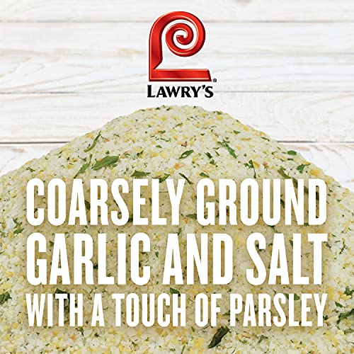 Lawry's Coarse Grind Garlic Salt with Parsley, 28 oz - One 28 Ounce Container of Garlic Salt and Parsley Seasoning for Beef, Poultry, Stir-Fry and Pasta