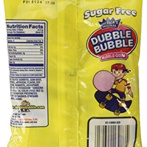 Dubble Bubble Sugar Free Gum - 3.25 oz