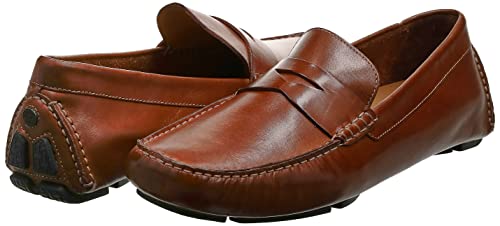 Cole Haan Men's Howland Penny Loafer, Saddle Tan, 9.5 M US