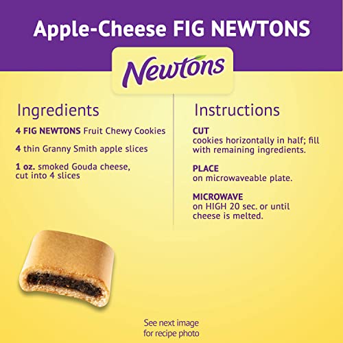 Newtons Soft & Fruit Chewy Fig Cookies, 48 Snack Packs (2 Cookies Per Pack, 4 Boxes)