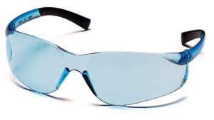 pyramex s2560s ztek safety glasses infinity blue lens infinity blue frame ansi z87+