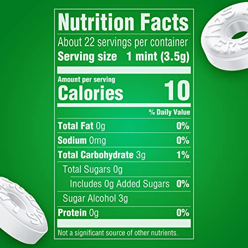 LIFE SAVERS Wint-O-Green Sugar Free Breath Mints Hard Candy, 2.75 oz Bag