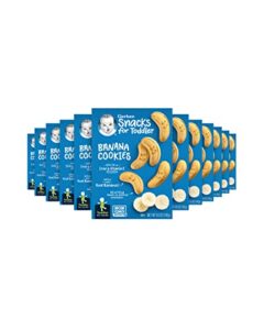gerber snacks for baby banana cookies, 5 ounce (pack of 12)