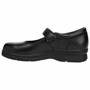 propet womens mary jane walking walking sneakers shoes - black - size 10 2e_w