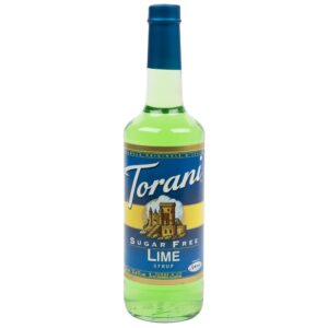 torani sugar free lime syrup, 750 ml