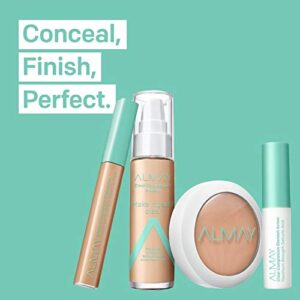 Almay Concealer, Acne Face Makeup with Salicylic Acid and Aloe, Face Makeup with Skincare Ingredients, Matte Finish, Oil Free,Hypoallergenic-Fragrance Free,Dermatologist Tested, 100 Light, 0.18 Oz