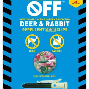 Fend Off Deer/Rabbit Organic Odor Clips, 25pk