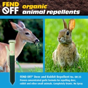 Fend Off Deer/Rabbit Organic Odor Clips, 25pk