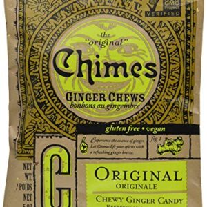 Chimes Ginger Chews, Original, 5 Ounce (Pack of 1)