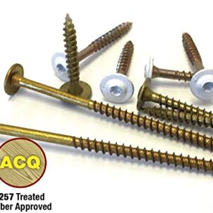 GRK 772691120755 Fasteners-12075 CAB8134HP Cabinet HandyPak 8 by 1-3/4-Inch, 100 Screws per Package-772691120755, 1.75 inches, Gold