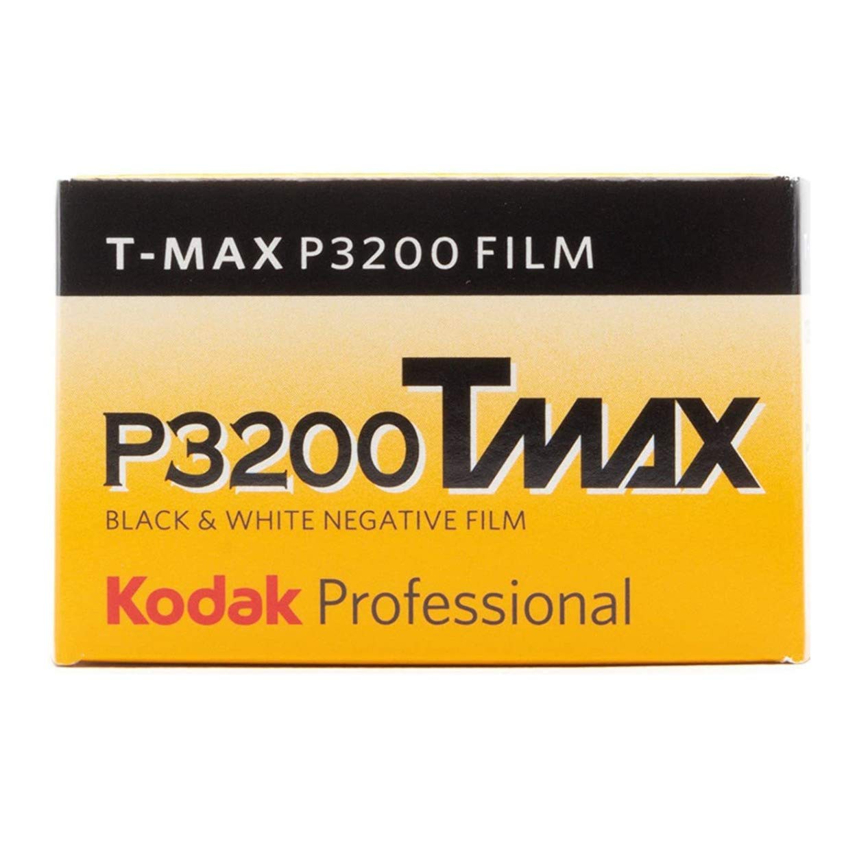 Kodak P3200 TMAX Professional ISO 3200, 35mm, 36 Exposures, Black and White Film