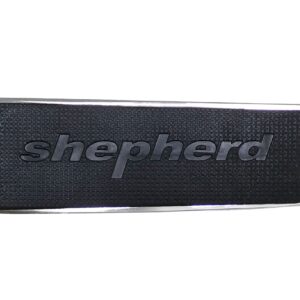 Shepherd Hardware 3314 Designer Satin Nickel Door Wedge with Non-Skid Rubber Base Grip