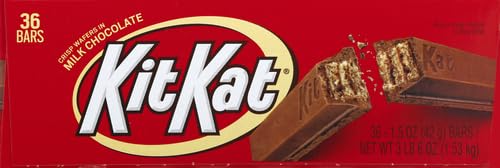 KIT KAT Milk Chocolate Wafer Candy Bars, 1.5 oz (36 Count)