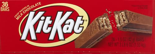 KIT KAT Milk Chocolate Wafer Candy Bars, 1.5 oz (36 Count)