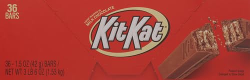 KIT KAT Milk Chocolate Wafer Candy Bars, 1.5 oz (36 Count)